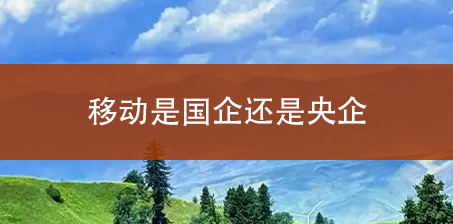 移动是国企还是央企