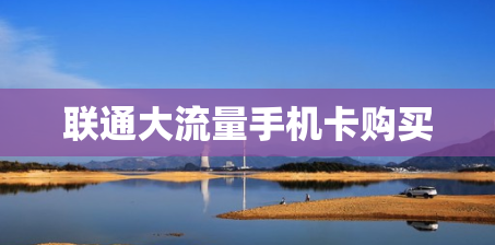 联通大流量手机卡购买