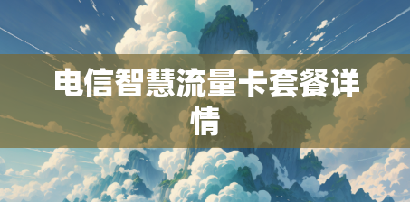 电信智慧流量卡套餐详情