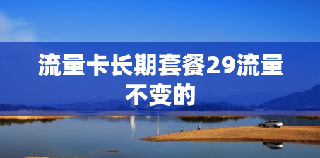 流量卡长期套餐29流量不变的